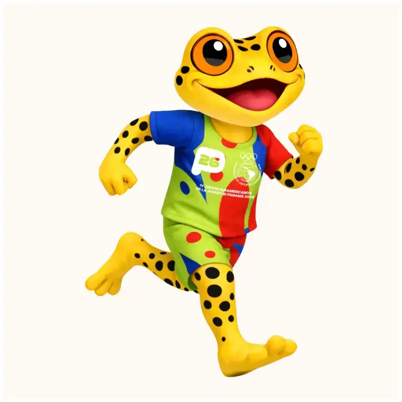 Antón saltando con sombrero