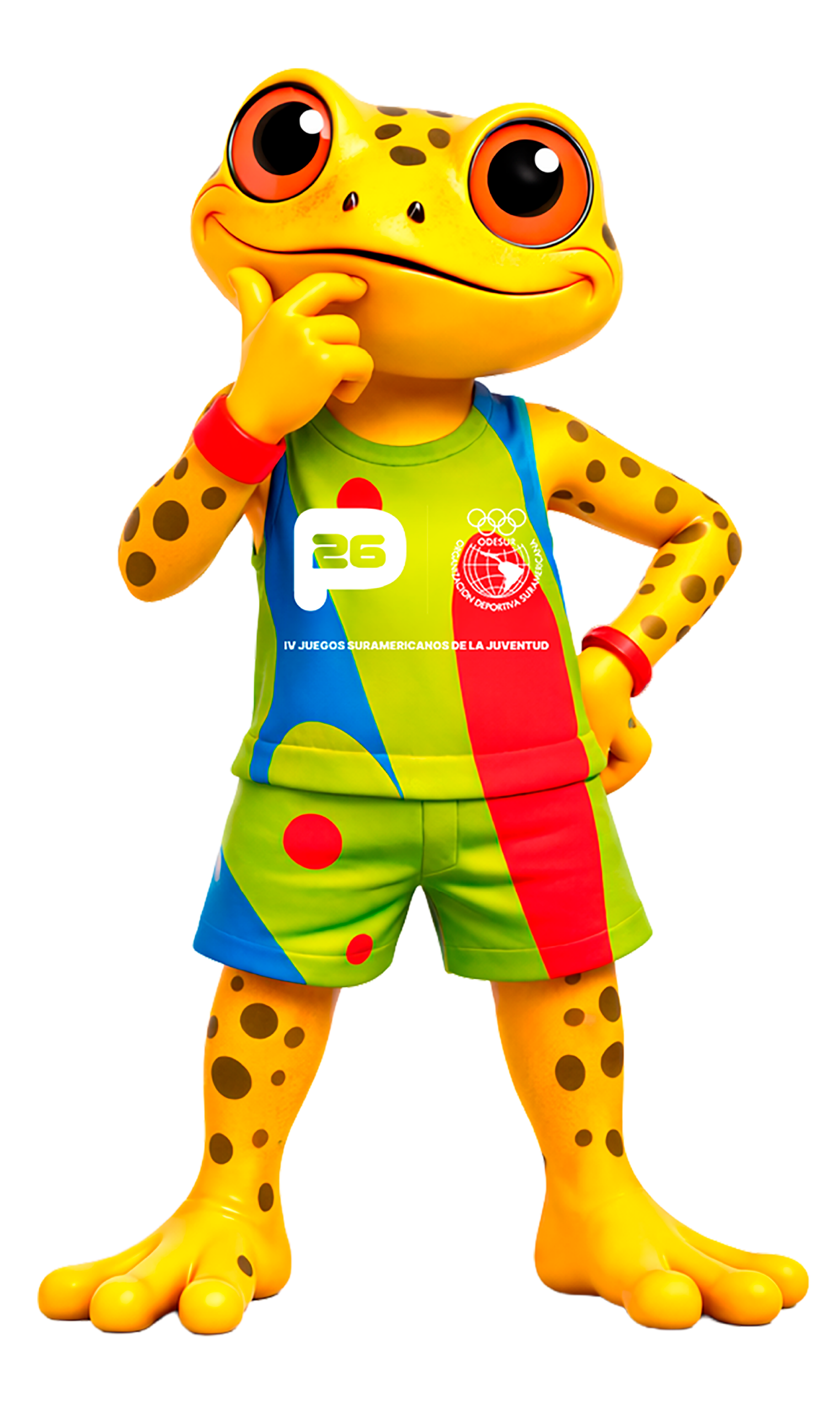 Conoce a ANTÓN, la mascota que saltará de alegría en los IV Juegos Suramericanos de la Juventud Panamá 2026 