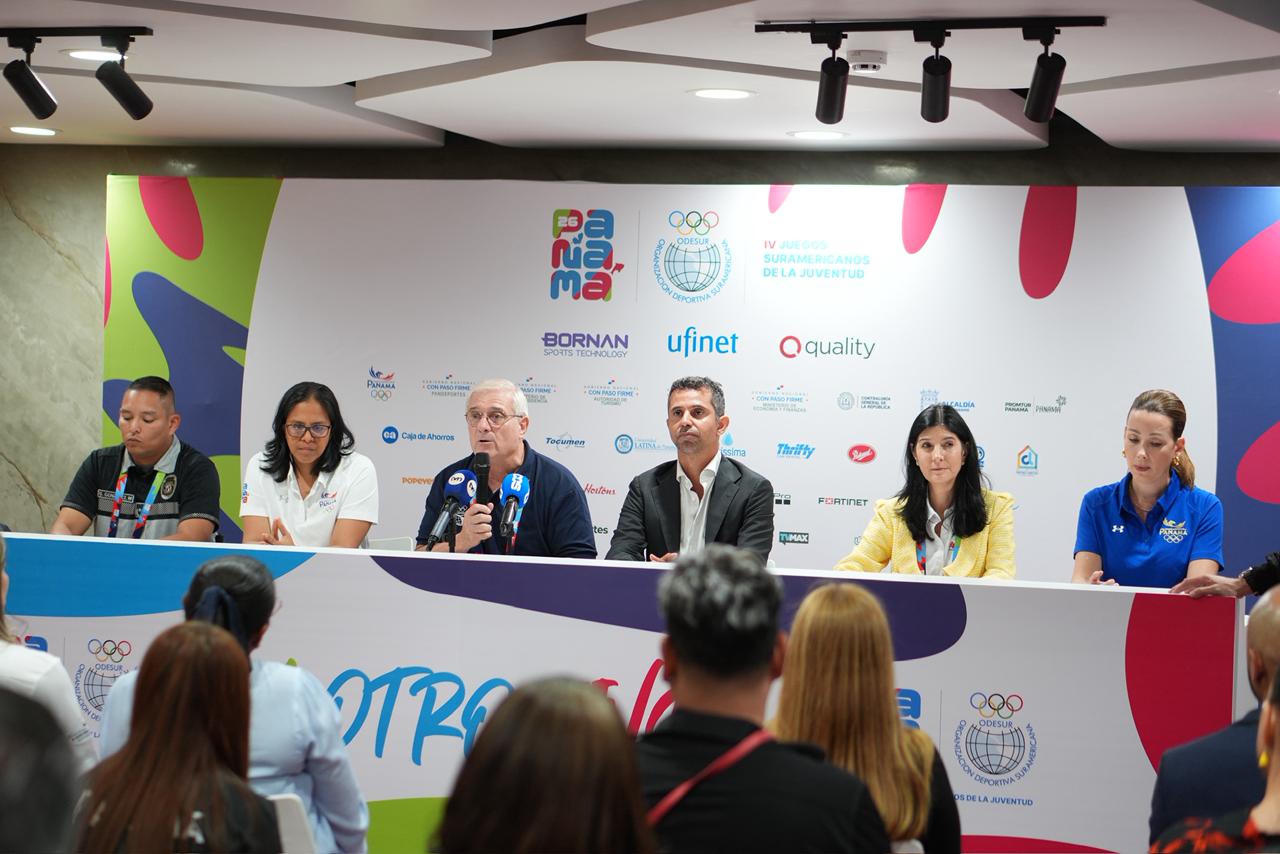 Conferencia de prensa de los Juegos Suramericanos de la Juventud Panamá 2026