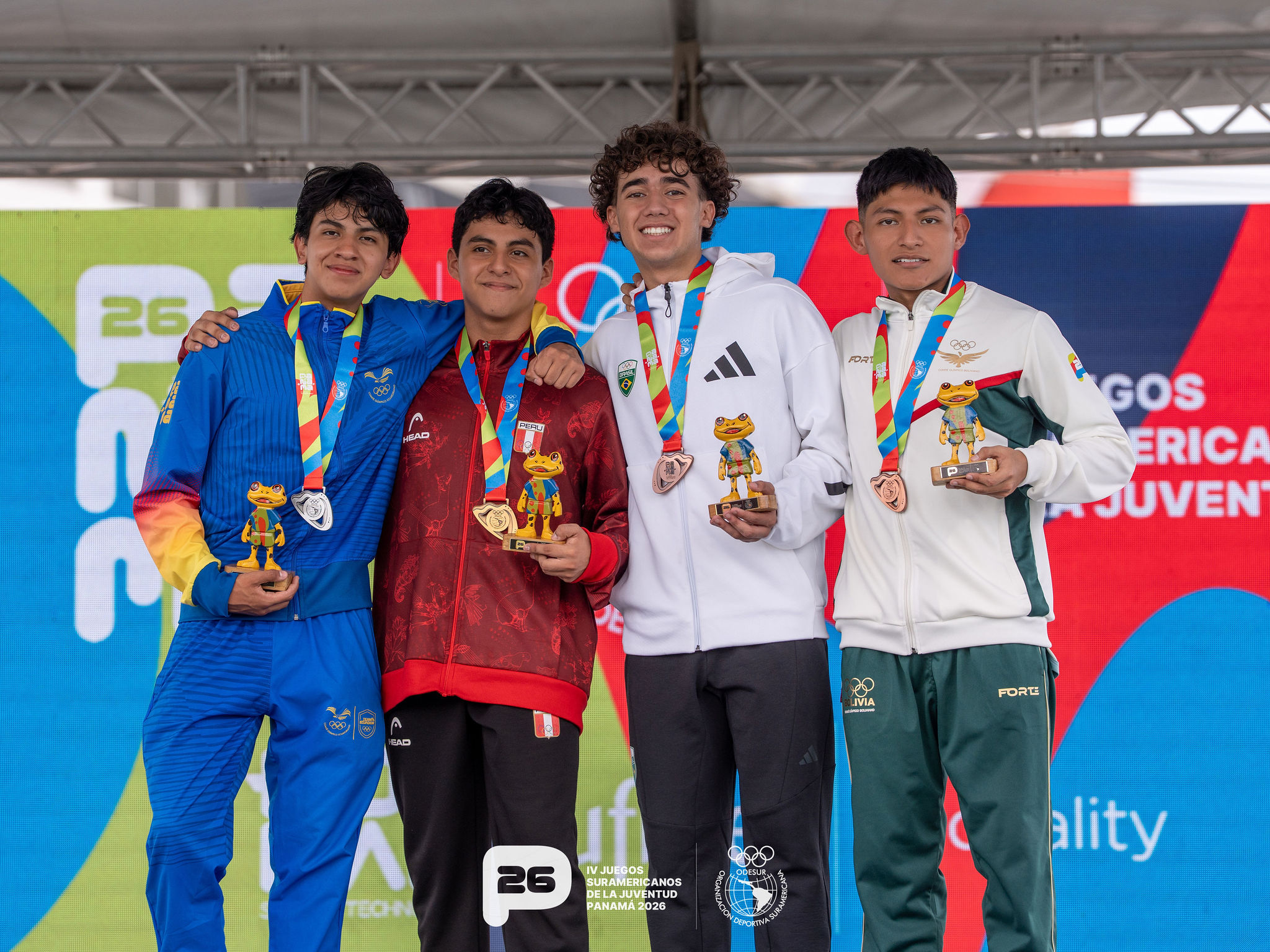 “Medal table of the IV South American Youth Games Panama 2026 in Panama 2026”