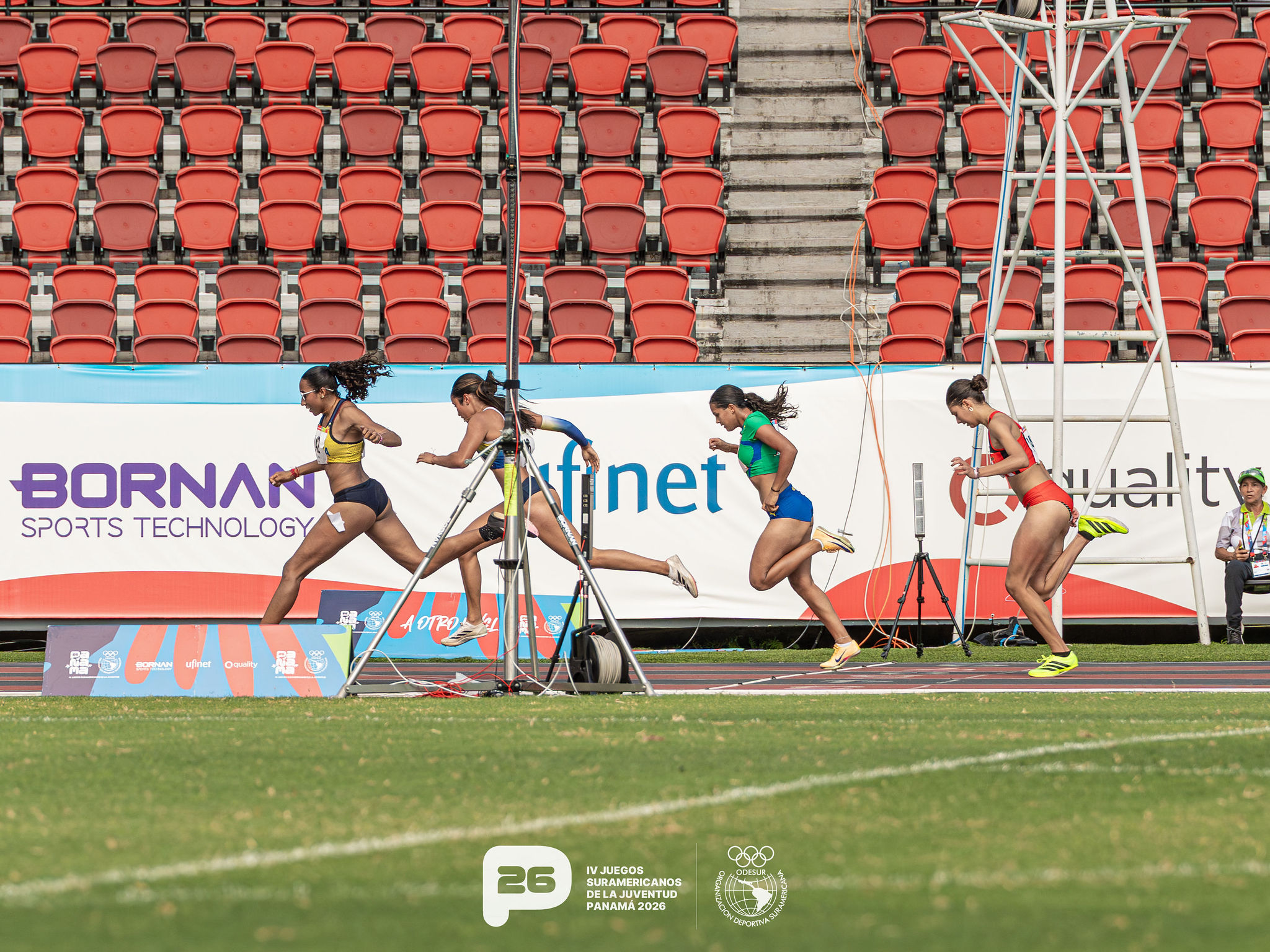 Día 1| Atletismo: Con la energía al máximo arrancó el atletismo en los IV Juegos Suramericanos de la Juventud Panamá 2026