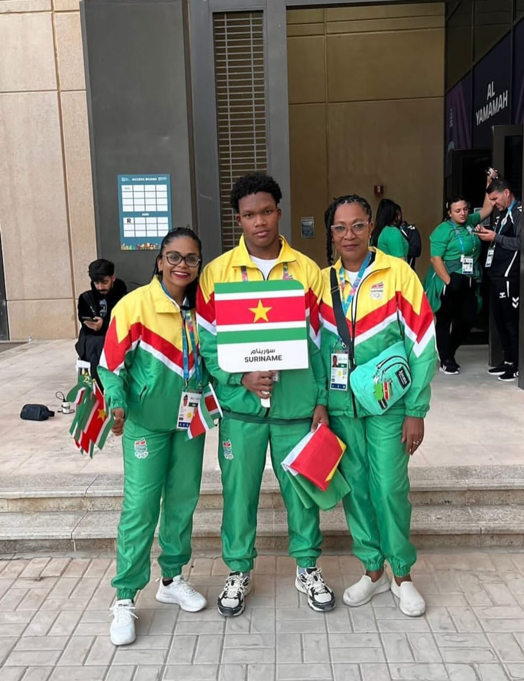 The Republic of Suriname already has its flag bearers for the IV South American Youth Games Panama 2026