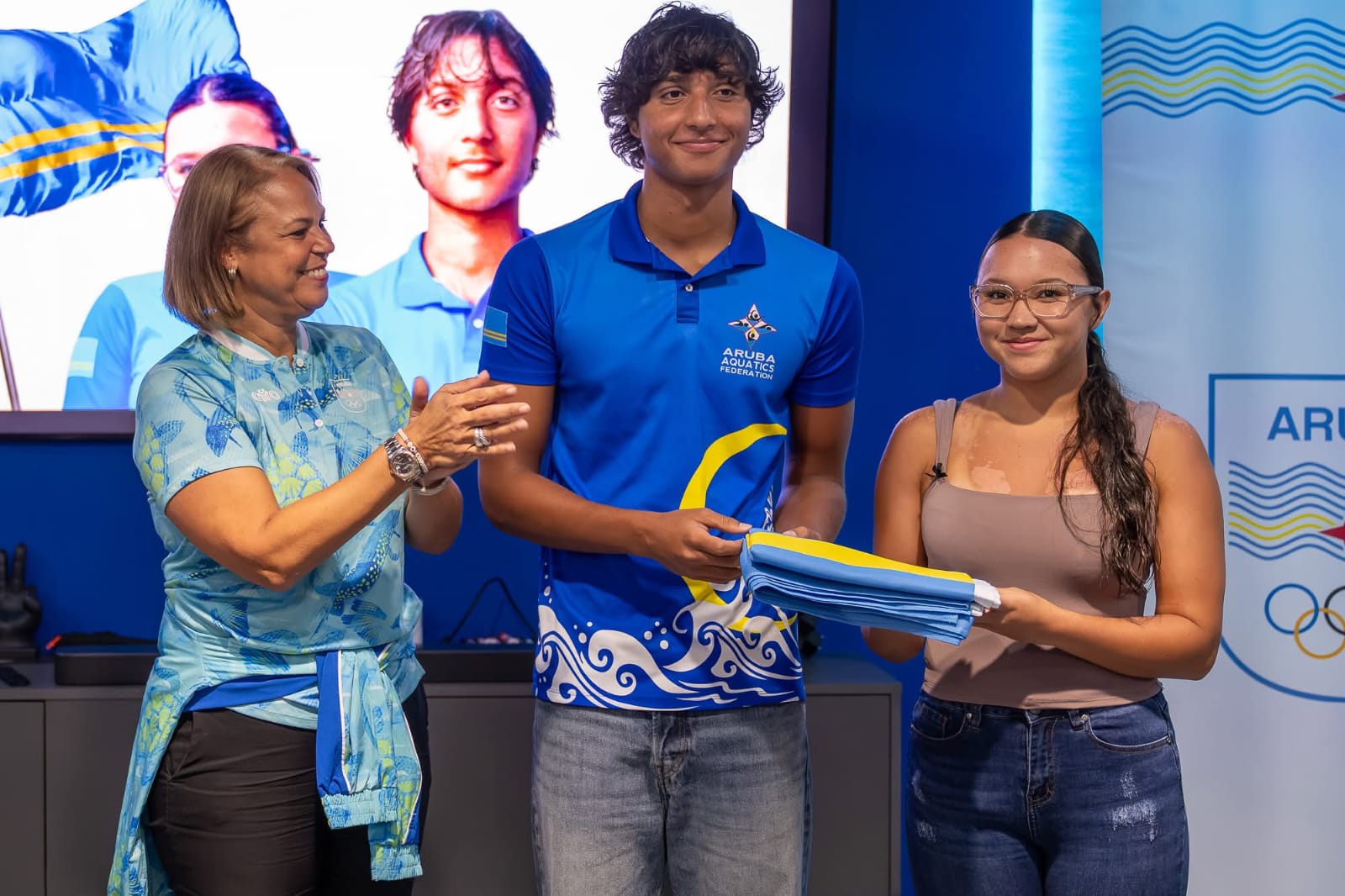 Xia Rodríguez y Ocean van Loon liderarán a Aruba en una noche A OTRO NIVEL