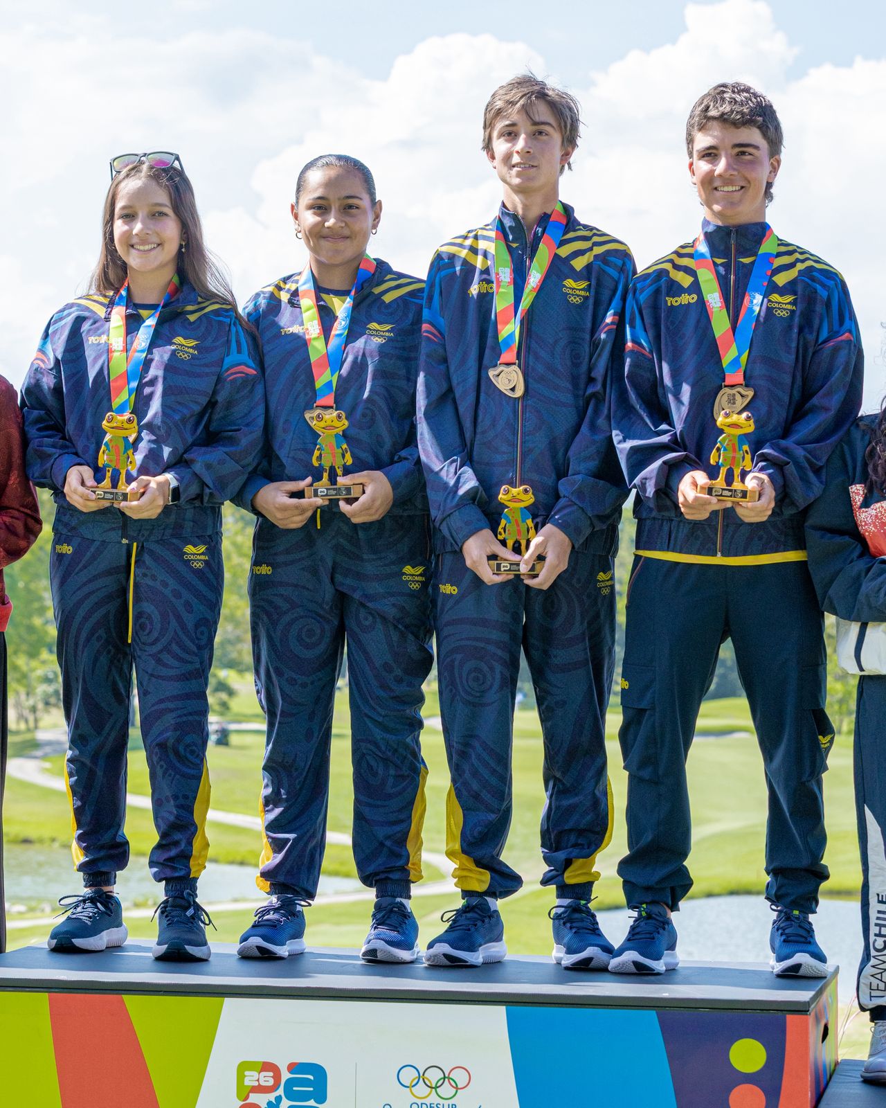 Día 4 | Golf: Ana Giuliano y Emilio Vélez conquistan el oro